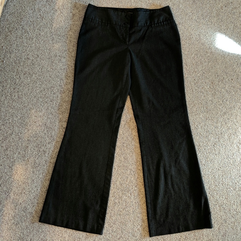 Maurice's dark grey trousers